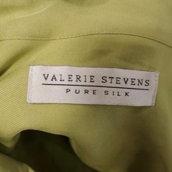Valerie Stevens 12 Pure Silk Button Up Blouse Shirt - Picture 6 of 7